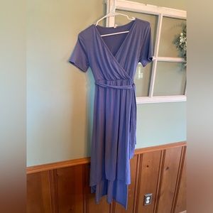 Pinkblush high-low maternity and nursing dress